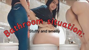 Bathroom situation: stuffy and smelly