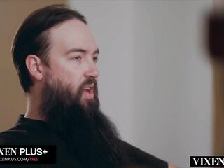 VIXENPLUS Lustful Housewife likes to ride Anton's thick BBC