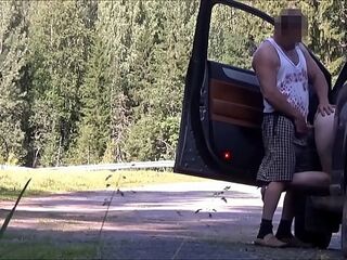 Fucked a fellow traveler on the road 2