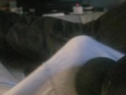 CUM DENIAL - massager gives it up before my morning wood does!