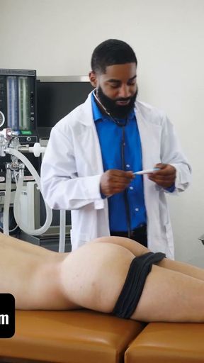 Perv Doctor Gives Twink Patient A Placebo Solution: A Protein Shot Up His Ass   Clip 1