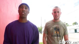 Hot black guys share a red-hot hard-core gig in HD