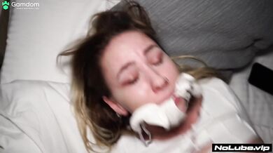 Big cock wrecks her tight little teen brain in raw cowgirl