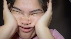 Distorted face: Face exercise