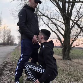 LADS STUDS OUTDOOR SUCKING