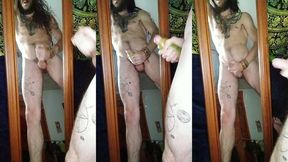 petite branle devant mon miroir double vue pour double excitations