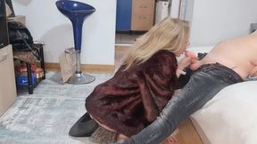 fur fetish blowjob handjob