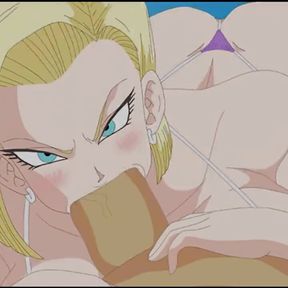 Android Quest for the Balls - Dragon Ball Part 4 - Android 18 and the Big Boobs