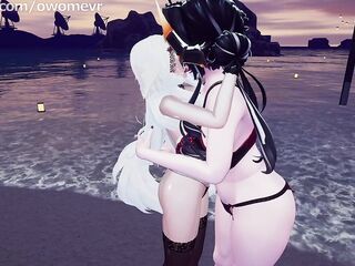 Concupiscent Shemale hentai and her breasty ally begin 2026 with a Fuck on Recent Years