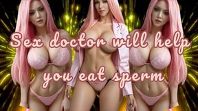 Sex doctor will help you eat sperm (Supportive CEI Therapy-fantasy)!! 27 min