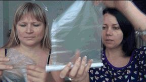 BLOWING UP and POPPING PLASTIC BAGS 20IBFn