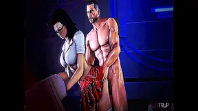 Punished Miranda Lawson Suffers Intense 3D Hentai Mass Punishment Effects