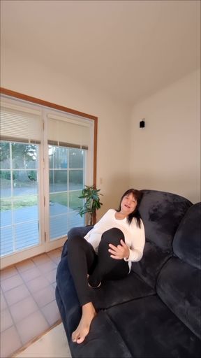 Enjoying Both My Ass and Hairy Pussy