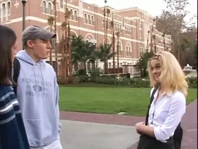 Hottest real American college babe gets hard fucked