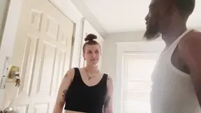 Tomboy sis gets her lesbian pussy pounded by a bully