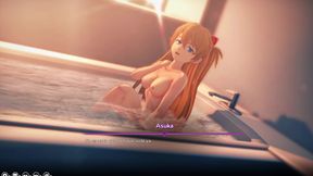 My Hentai Fantasy - Eating Asuka from Evangelion's pussy for the first time