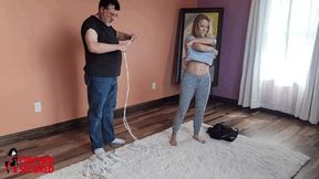 Claire's Leather Sack Struggles (WMV Format)