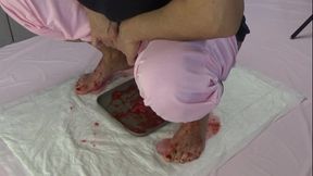 I Trample Strawberries with My Feet and Pee in Them