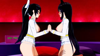 Azur Lane - Atago and Takao 3D Hentai Threesome