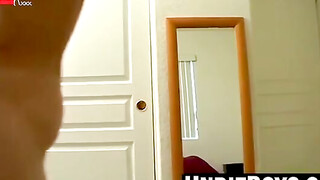 Hunk's Hot Ass-Play & Jizz Load In Boxer Briefs