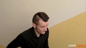 Sexy Stepmom Sucks Off Stepson