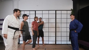 First Martial Arts Class Gets Steamy with Sexy Sensei Finn