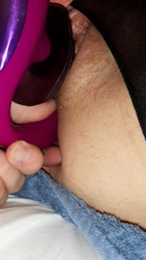 Double penetration with big cucumber