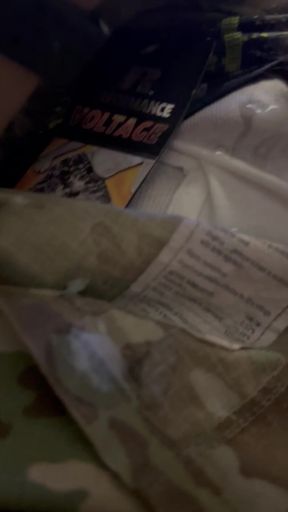 Us Army Soldier Jerks off in His Uniform and Cums on His Undies