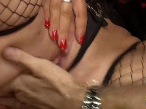 This brunette milf with big boobs is so horny that it looks like she will break a cock