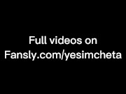 EBONY THOT TAKES DICK ON CAMERA (full video on Fansly)