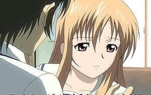 Bondage hentai coed watching her friend fucked in the