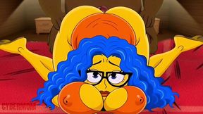 married housewife did not forgive her husband for cheating and had sex with the first stranger she met. cartoon cuckold