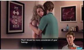 Treasure of Nadia - 37&amp;38 - gameplay - role play - pussy rub while standing , massage and face sitting