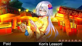 Fox Girl Teaches Erotic Lessons in Steamy Hentai Eroge Simulation