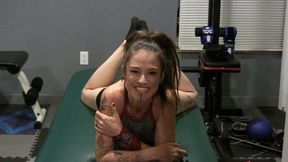 Em brings her gf Seneca in! Lets get her feet first