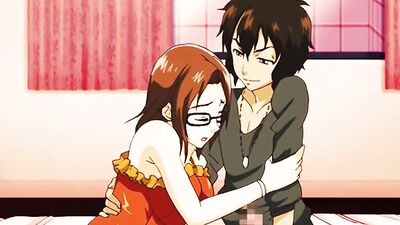 Young MILF with glasses gets her big tits and tight pussy pounded hard in a wild gangbang