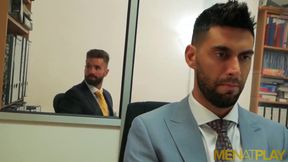 MENATPLAY - Colleagues Dani Robles and Mick Stallone anal fuck