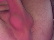 Cum Poured Down The Ass With A Butt Plug / ORAL CUMSHOT