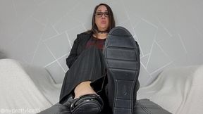 Step-Son Foot Sniffing Slave