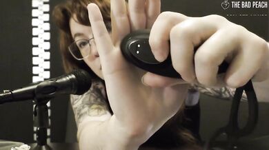 Redhead Grinds Thrusting Prostate Toy to Shaking O