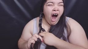 Encanto Matutino me trenso el pelo y Bostezo bbw