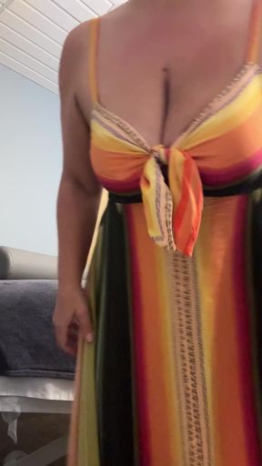 Only dress I own that doesn’t require a bra for my 36G tits