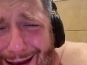 Watch KinkKire’s Face As He Takes His THICKEST dildo yet!