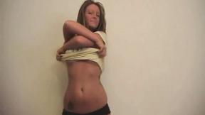 ”Kayden Krush Strip off her pants perfect body tits”