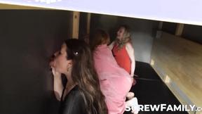 ”Glory holes just for the stunning stepaunt including  Daphne Klyde”