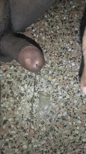 Masturbating with Condom