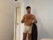 Feminized stepbrother for biker gangbang
