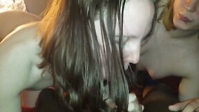 TS Ashley Rose and Isabella Paige Cum Swap