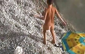 Happy beach swingers party
