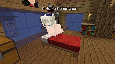 The Jenny Mod Minecraft Fapcraft - It's Fate that I fuck Artoria Pendragon in the ass and mouth